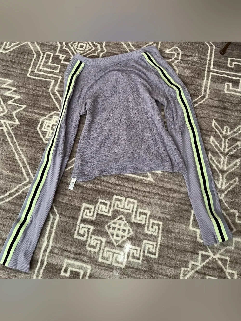 Free People Recovery Layer Purple Top